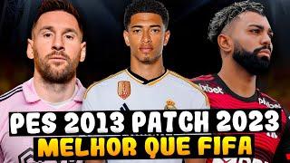 PES 2013 PATCH 2023 / 2024  Para PC FRACO ( 100% atualizado )