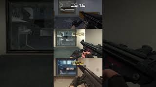 CS 1.6 vs CS:S vs CS2 (SMGs)