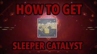 Destiny 2 | How to Get the Sleeper Simulant Catalyst?!?!