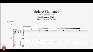 Juan Serrano - Bolero Flamenco - Guitar Pro Tab