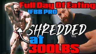 300LB IFBB OPEN PRO | Full Day Of Eating to get SHREDDED 5 Weeks Out!