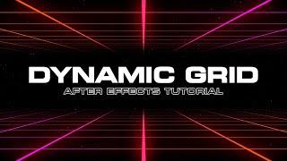 Dynamic Grid Animation in After Effects -  After Effects Tutorial - Retro Style Grid Background