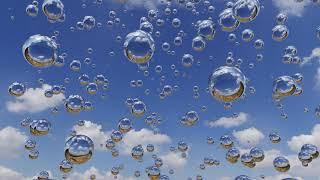 #Футаж много мыльных пузырей ◄4K•HD► #Footage a lot of soap bubbles