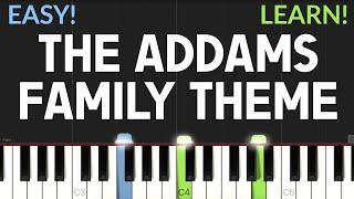 The Addams Family Theme | EASY Piano Tutorial