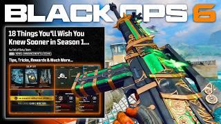 Black Ops 6 Season 1: 18 Things I Wish I Knew Sooner... (Tips, Tricks, Free Rewards & More)