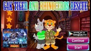 G4K Tiger and Rhinoceros Rescue Walkthrough [Games4King]