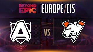 Alliance vs Virtus.pro Game 1 - Beyond Epic: EU/CIS - Group Stage w/ KillerPigeon & lizZard