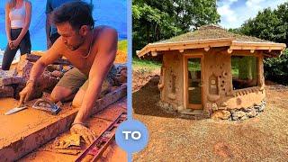 How To Make An Earthen Floor | COB HOUSE Part 3