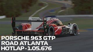 Iracing PORSCHE 963 GTP  Road Atlanta