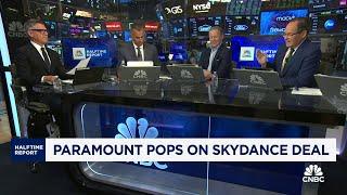 Paramount pops on reports of a merger deal with Skydance