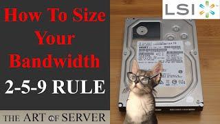 How to size your bandwidth for your storage subsystem | The 2-5-9 Rule