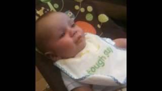 Luke eats "peaches" for the first time
