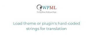 Using WPML to translate theme or plugin settings, options and admin strings