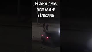  Драка после аварии в Салехарде | Север-Пресс