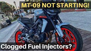 2019 Yamaha MT09 Fuel Injector Cleaning