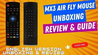 MX3 Air Mouse Review and Programming | Full Review | English Version