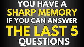 Hard Memory Quiz for Baby Boomers - Only 1% Will Get a Perfect Score