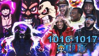 ZORO FORCES KAIDO TO DODGE! One Piece Eps 1016/1017 REACTION