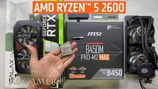 AMD Ryzen 5 2600 MSI B450M PRO-M2 MAX GTX1060 MASTERLIQUID ML240L Gaming PC Build