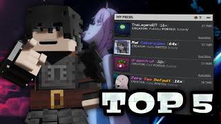 TOP 5 MCPE PVP TEXTURE PACK (1.20+) w/Java UI #36