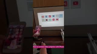 How to connect your iPhone with a video projector