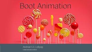 Android 5.0 Lollipop Boot Animation