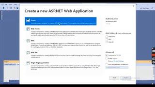 Create ASP.net Web application in visual studio 2019 vb net | ASP NET Dotnet Core Web API