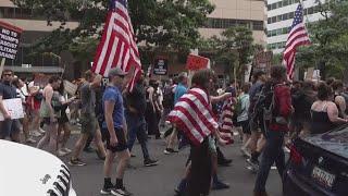 Protests breakout in DC as Military parade takes place
