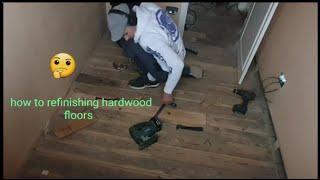 how to refinishing hardwood floors - (pine and oak) floor