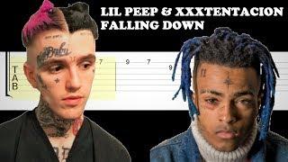 Lil Peep & XXXTentacion - Falling Down (Easy Guitar Tabs Tutorial)