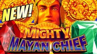 NEW!! LET'S TRY THIS AGAIN!  MIGHTY MAYAN CHIEF (DIVINE MOUNTAIN & LUSH JUNGLE) Slot Machine