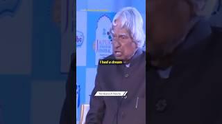 'Dream tranforms into thoughts, thoughts result into action'-APJ Abdul Kalam #apjabdulkalam #kalam