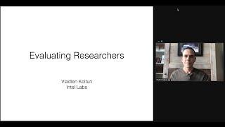 Vladlen Koltun: Evaluating Researchers (May 2021)