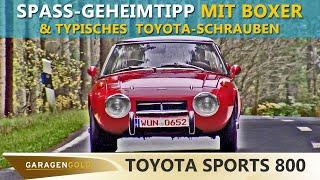 Toyota Sports 800: Spaß-Geheimtipp mit Boxer & typisches Toyota-Schrauben | Garagengold