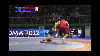 Qualif FS-80kg:Papin Hunanyan(ARM) vs Kai Wen Wu(TPE)