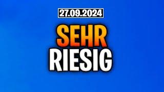 Fortnite Daily Item Shop 27.9.2024 | RIESIG | Shop von heute 27.9.2024