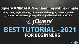 Jquery Animations | Jquery Chaining Methods | Jquery Hide | Fade | Slide | Animate | Callback Method