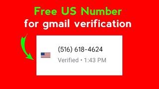 US Number se Email Kaise Banaye || How to get free USA Number for verification in 2023