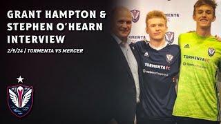 Grant Hampton & Stephen O'Hearn Reflect on TFC Academy and the Opportunity to Face TFC First Team