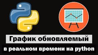 Создание графика обновляемого в режиме реального времени на python