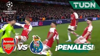 ¡TANDA COMPLETA! Avanza Arsenal | Arsenal (4)1-0(2) Porto | UEFA Champions League 2023/24 - 8vos