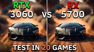 RX 5700 vs RTX 3060 | Test In 20 Games at 1080p | 2023