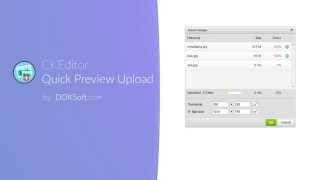 CKEditor Quick Preview Upload demo