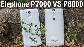 Elephone P8000 vs P7000 подробное сравнение от FERUMM.COM. Что лучше Elephone P8000 или P7000