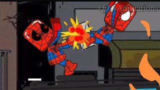 Rainbow friends - Spider man green VS terminator / roblox rainbow friends animations