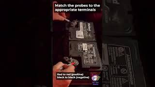 How to Check Car Battery Voltage #shorts