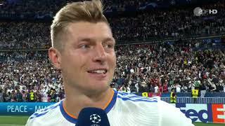 Toni Kroos bricht Interview nach CL-Sieg ab - "Du hattest 90 Min. Zeit dir Fragen zu überlegen"