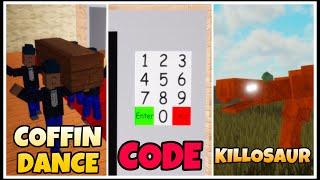 ALL CODES + How To Get “COFFIN DANCE” + “KILLOSAUR” SKIN | Trevor’s Creature Simulator | Roblox