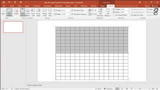 How to add Row and Columns in PowerPoint Table