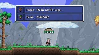 The HUGE Hidden Secret in Terraria 1.4 (Moon Lord's Legs)